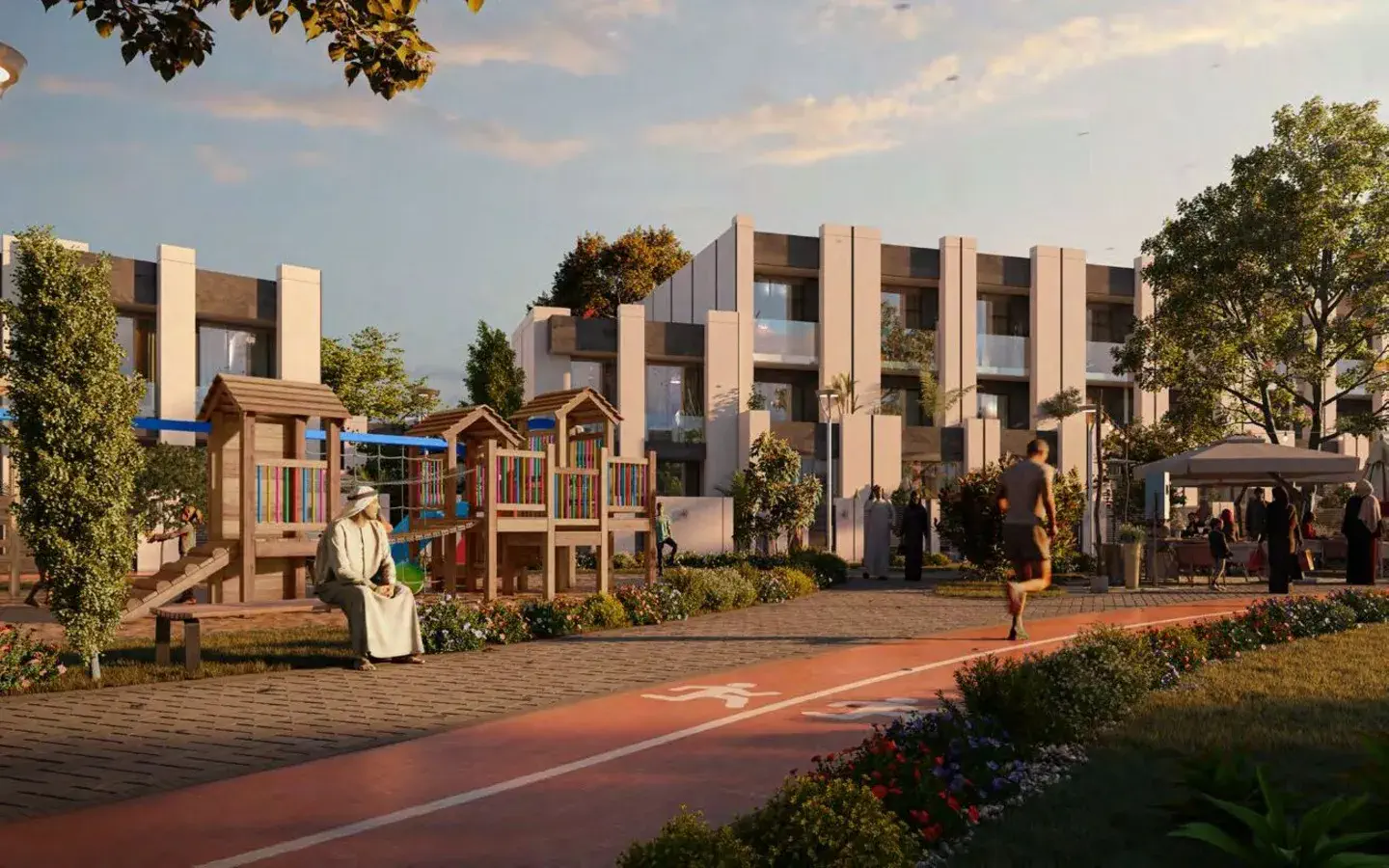 Bianca Townhouses by Reportage Properties in Dubailand